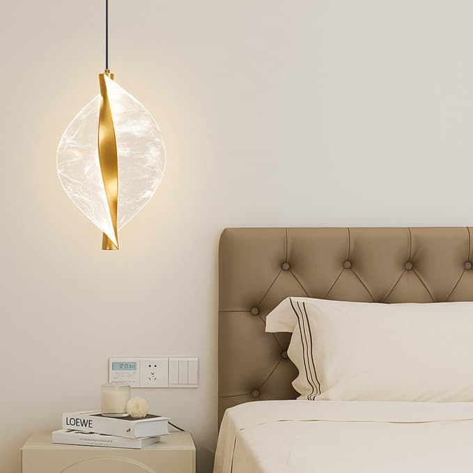 Pendente Acrílico Concha 6W - Luz Decorativa Sofisticada (3K/4K/6K)