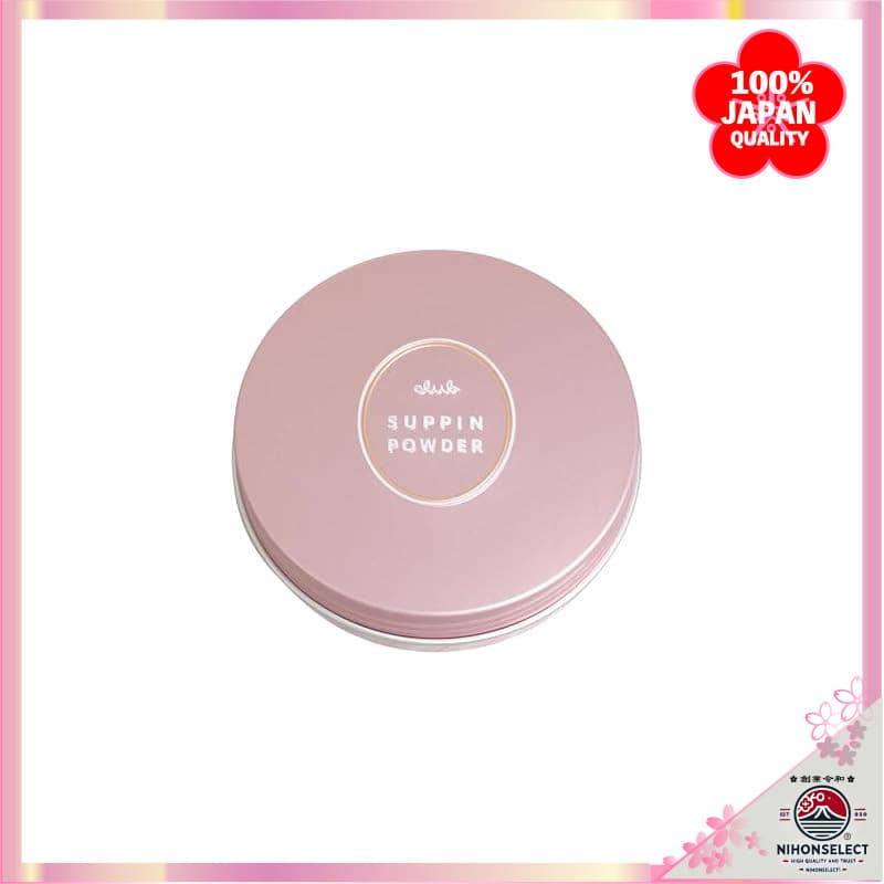 Pó Facial Japonês Club Suppin Pó C Em Aroma Rosa Pastel Maquiagem