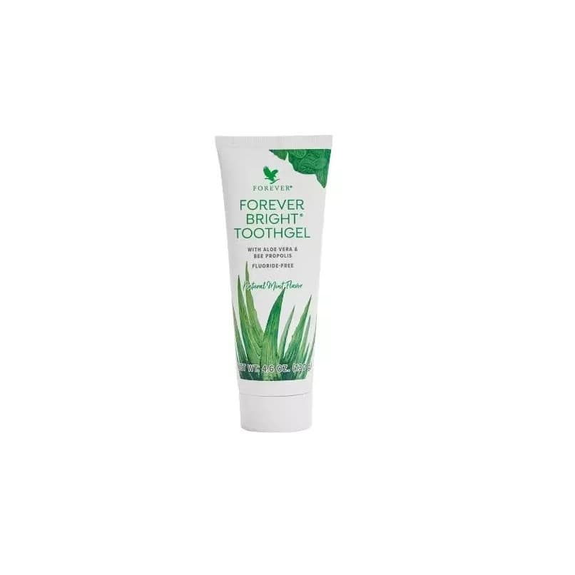 Gel Dental Aloe Vera Natural Sem Flúor Pasta Dente Forever Bright Toothgel