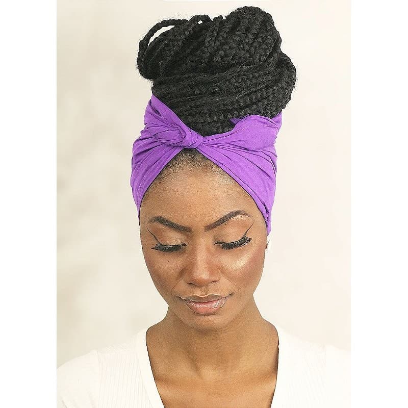 Turbante Aramado Viscose - Violeta - Mundo Afro Perfecta