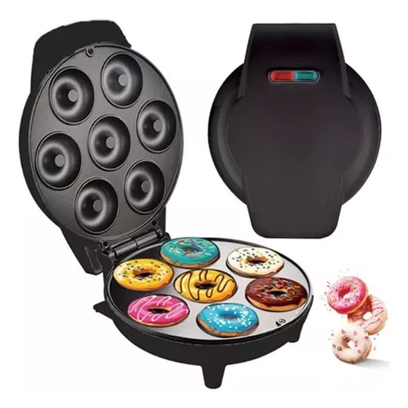 Máquina de Fazer Donuts Waffles Rosquinhas Confeitaria Culinária 110v Premium