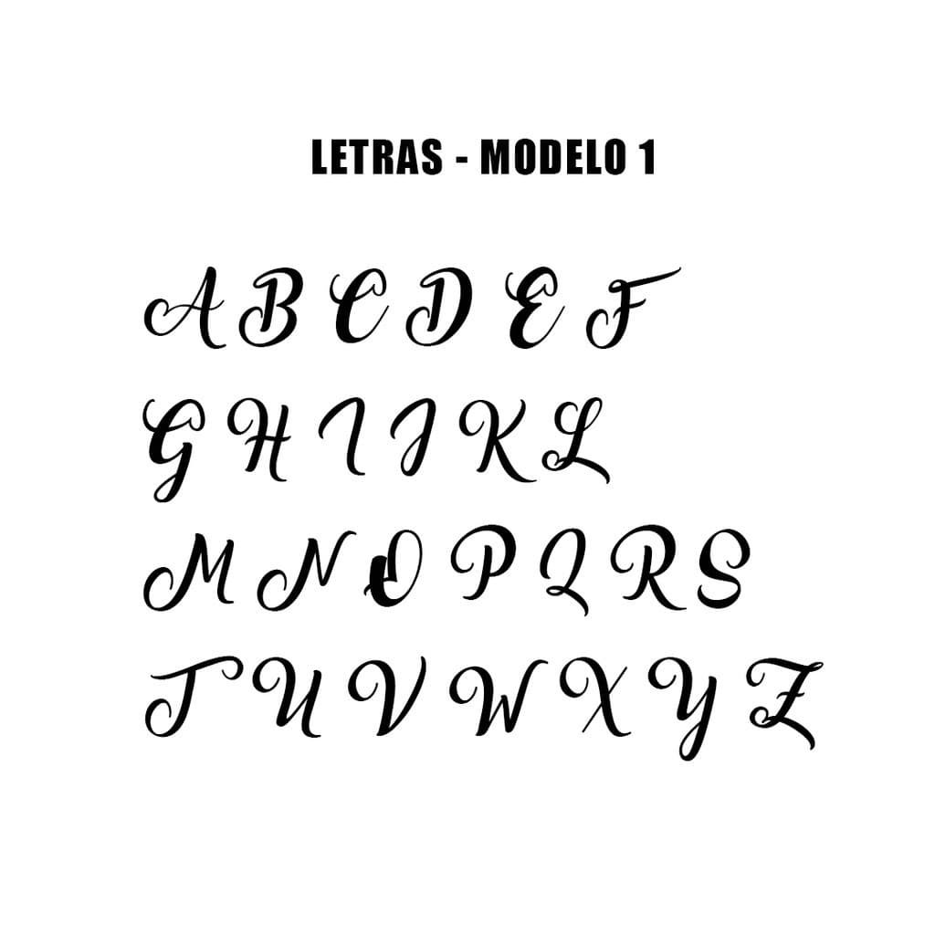 Letras em Acrílico Espelhado - 2CM de altura
