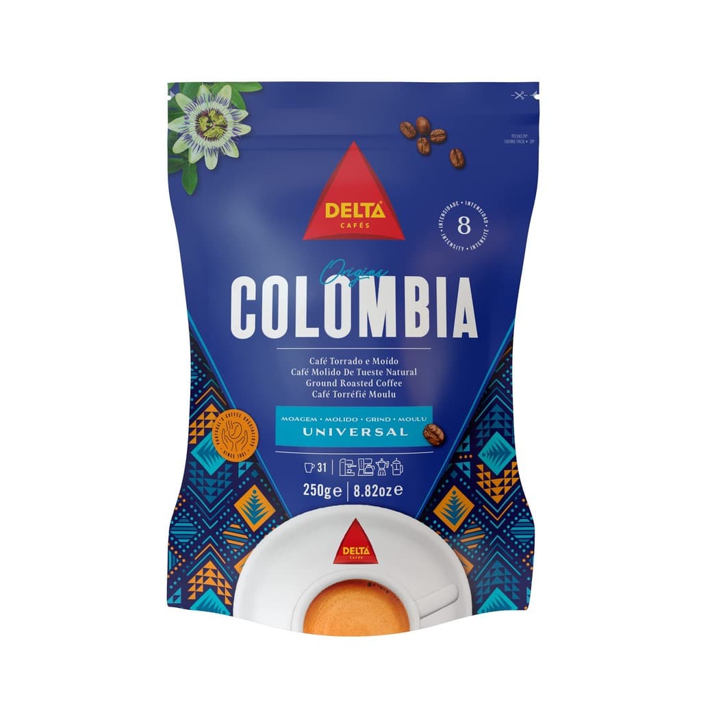 Café Moído Importado Delta Colombia 250g