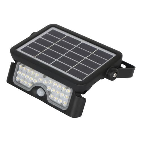 Luminária Solar-360 5w 500 Lumens Preto Demi 3000k