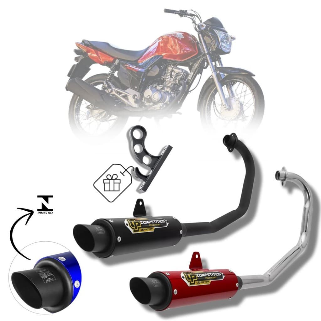 Ponteira Esportivo Start160 Mais Suporte Capacete 2016 a 2024 Para Moto Pro Tork Competition