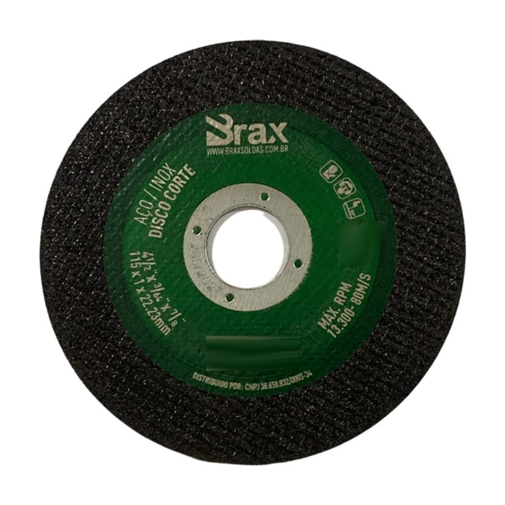 Disco De Corte 4.1/2 X 6,0 Para Esmerilhadeira - 10 Un