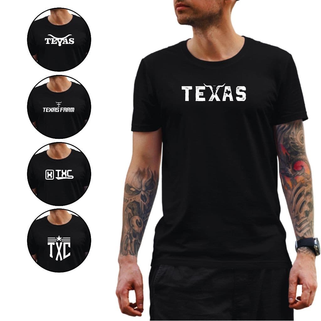 Camisa Camiseta Rodeio Country Masculino 100% Algodão Unisex Texas