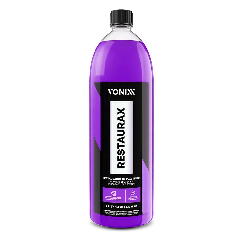 Restaurax Restaurador de Plásticos Interno e Externo - Vonixx (1,5 litros)