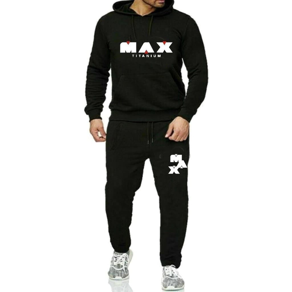 Conjunto Moletom Max Titanium Treino Academia Fitness