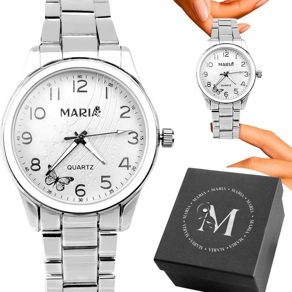 relogio feminino original caixa prata aco inoxidavel delicado social presente garantia casual