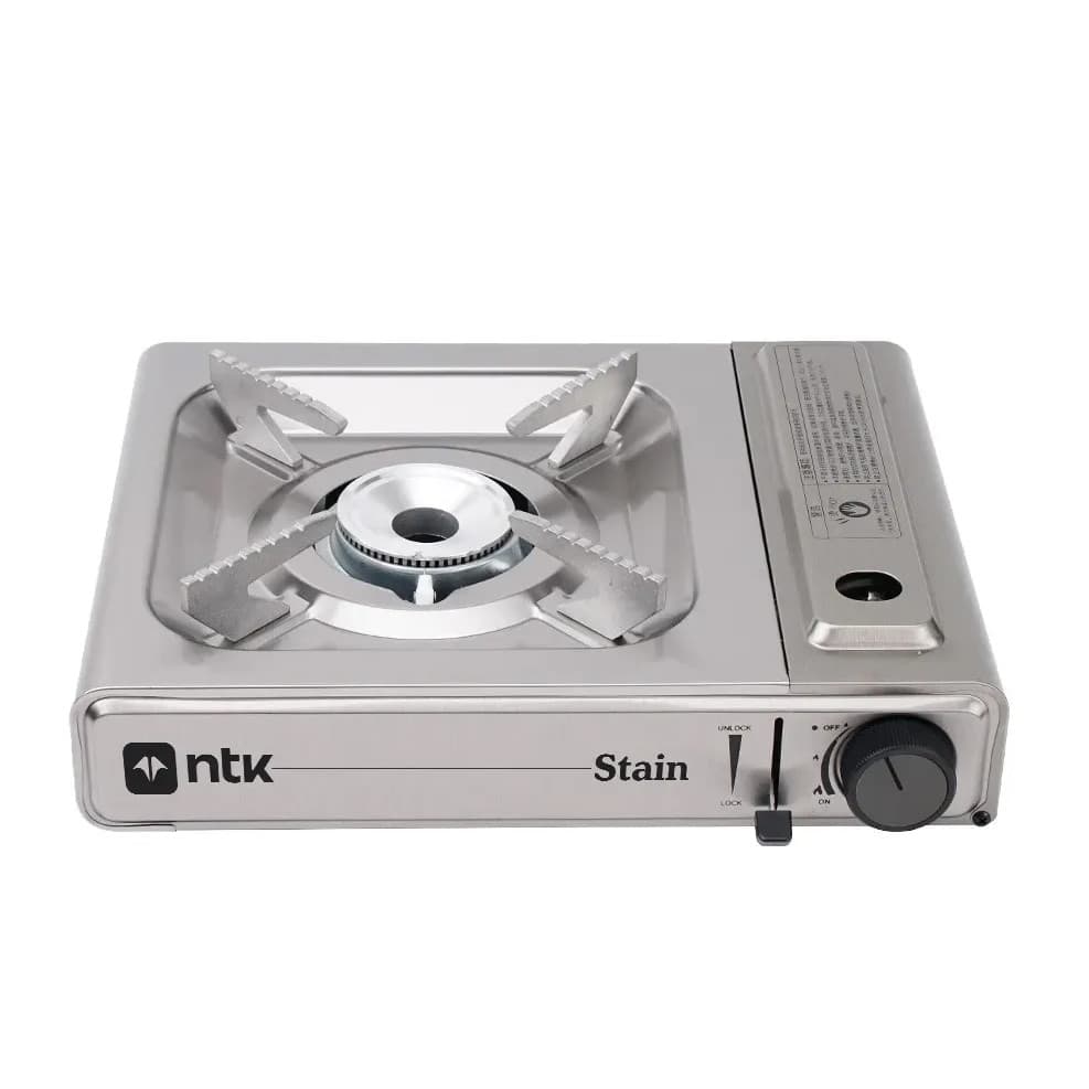 Fogareiro Stain NTK em Aço Inox com Ignição Automática e Flex Fuel