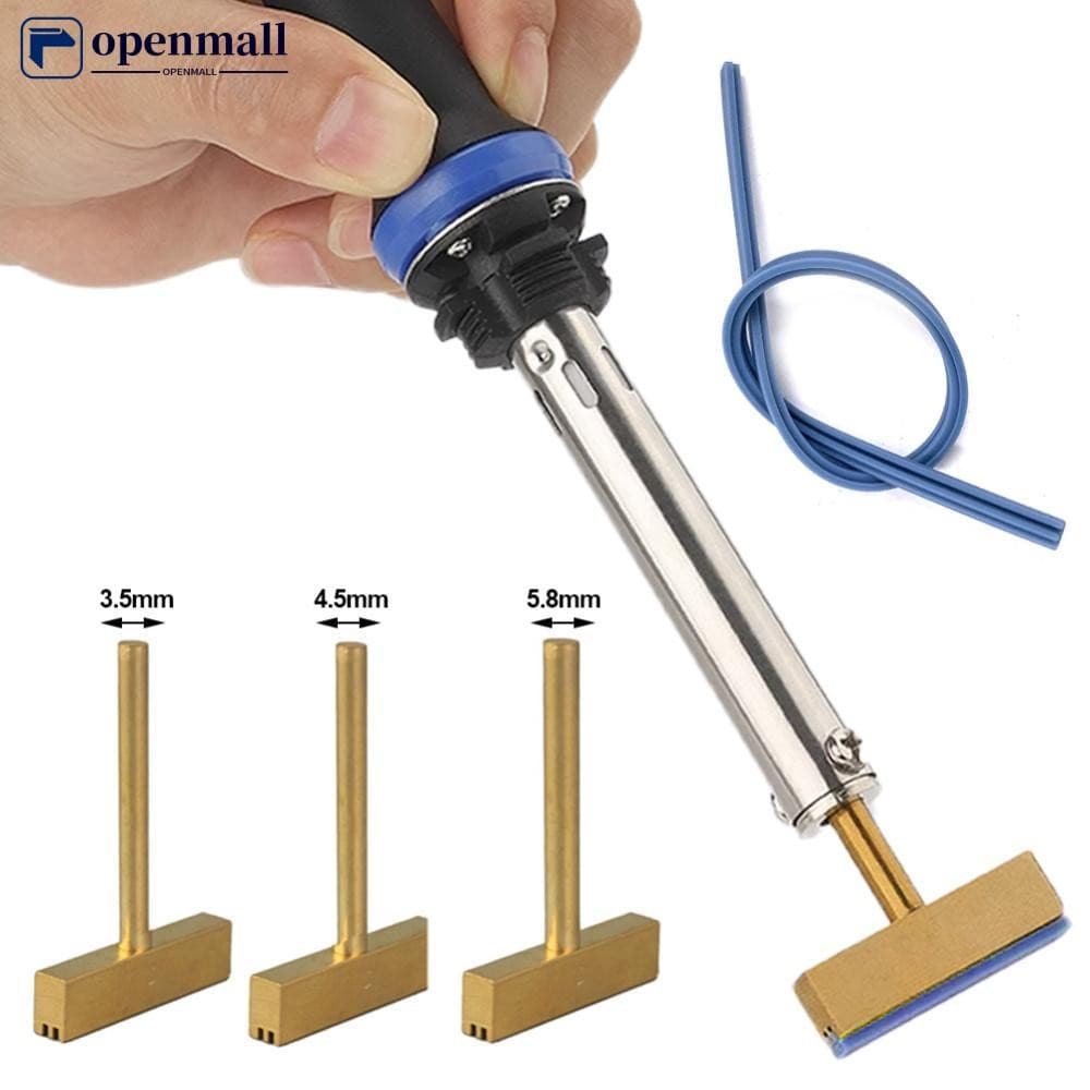 OMALL 30W/40W/60W T Pontas De Ferro De Solda Ponta Com Tira De Borracha De Prensa Quente Grátis Para Reparo De Cabo Flex
