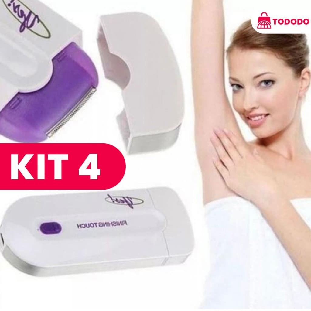 KIT 4 Mini Depilador Facial E Corporal Recarregável Para Ambas As Gerações