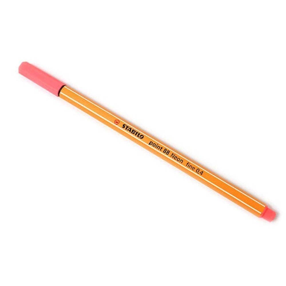 Caneta Stabilo Point 88/040 Rosa Neon
