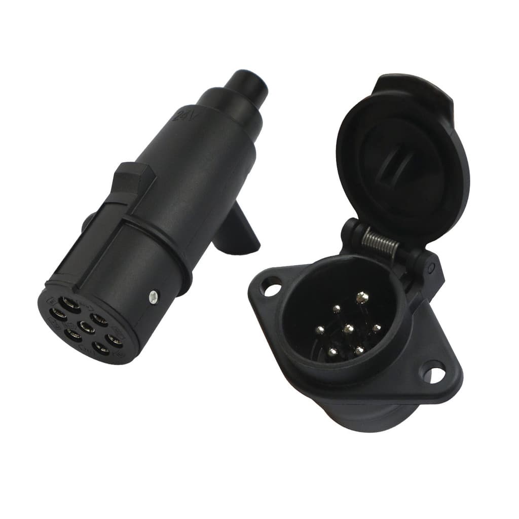 Kit Engate Reboque Tomada Completa 7 Polos Cavalo Carreta Cavalo Mecânico Semirreboques Original