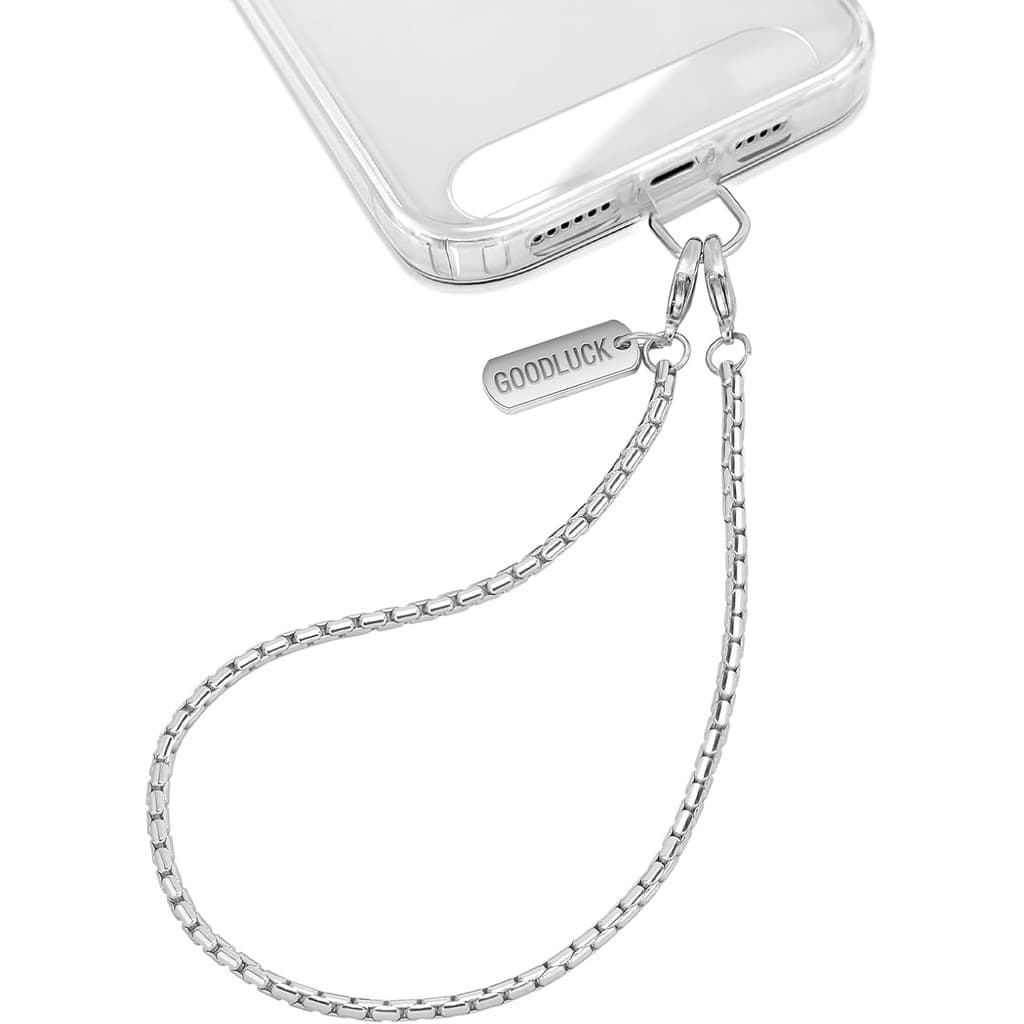 Dadanism Pulseira De Telefone De Metal De Aço Inoxidável , Corrente , Pulso Removível De Cordão De Celular Com Aba De Am