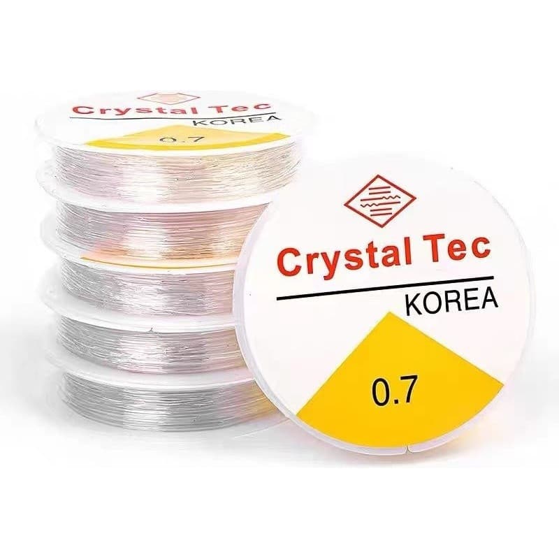 Fio De Silicone Para Pulseiras - Transparente