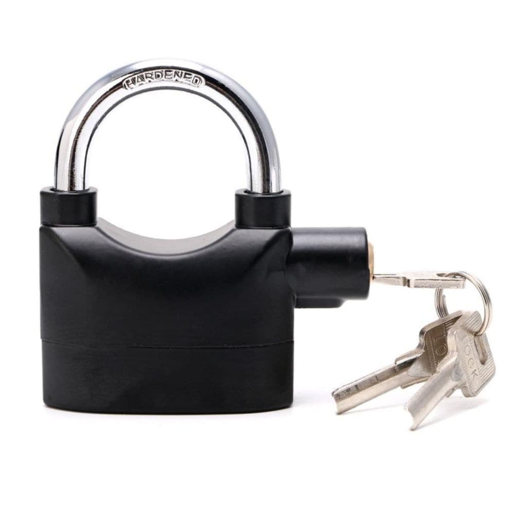 Cadeado Com Alarme Sonoro Grande Anti Furto Para Bicicleta Moto