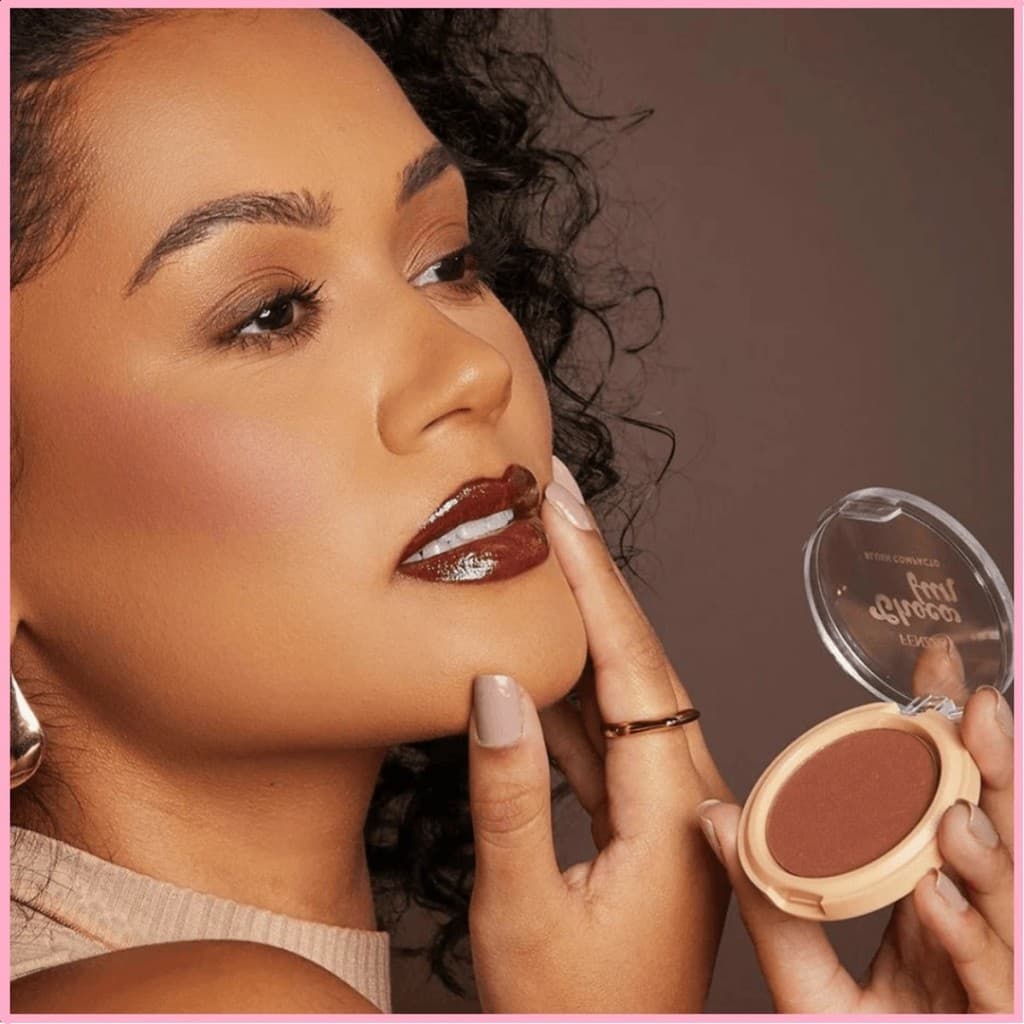 Blush Compacto - Choco Fun Lançamento Fenzza Cor Belga