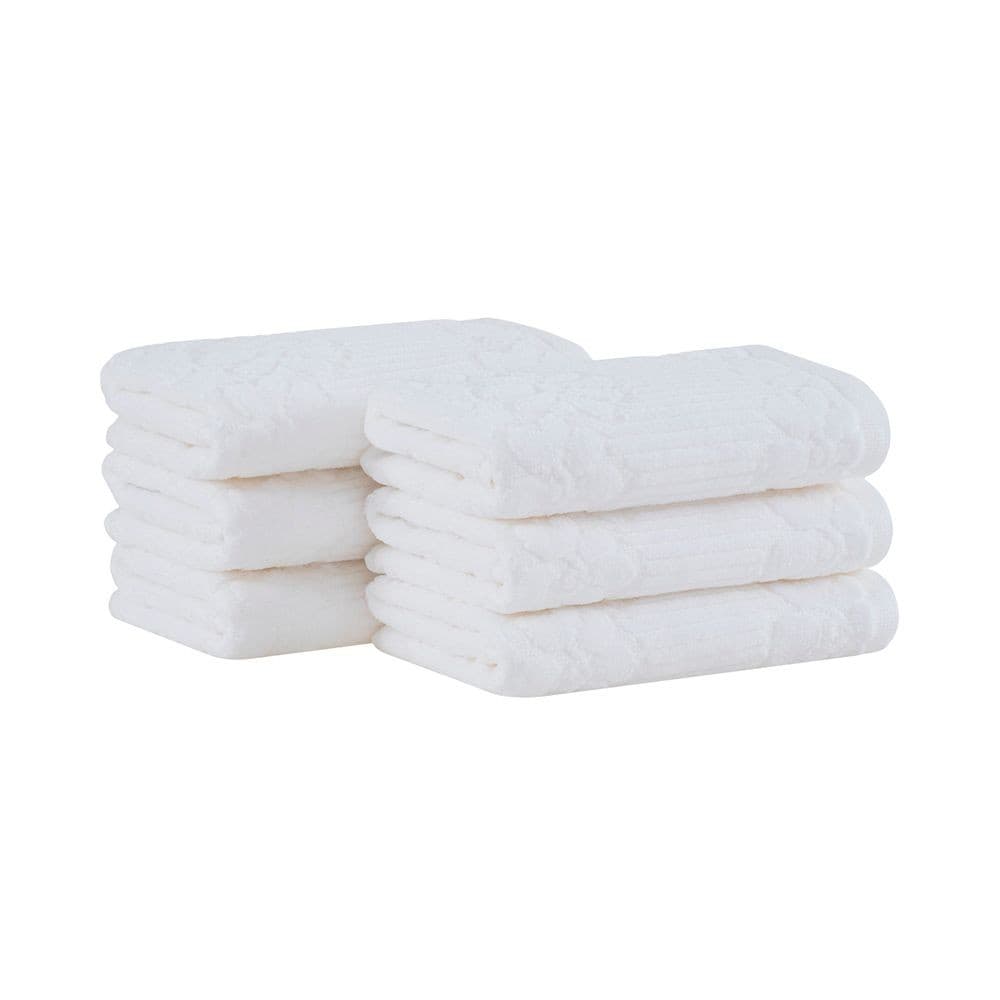 Kit 6 peças Toalha Lavabo Buddemeyer Lollipop Branco
