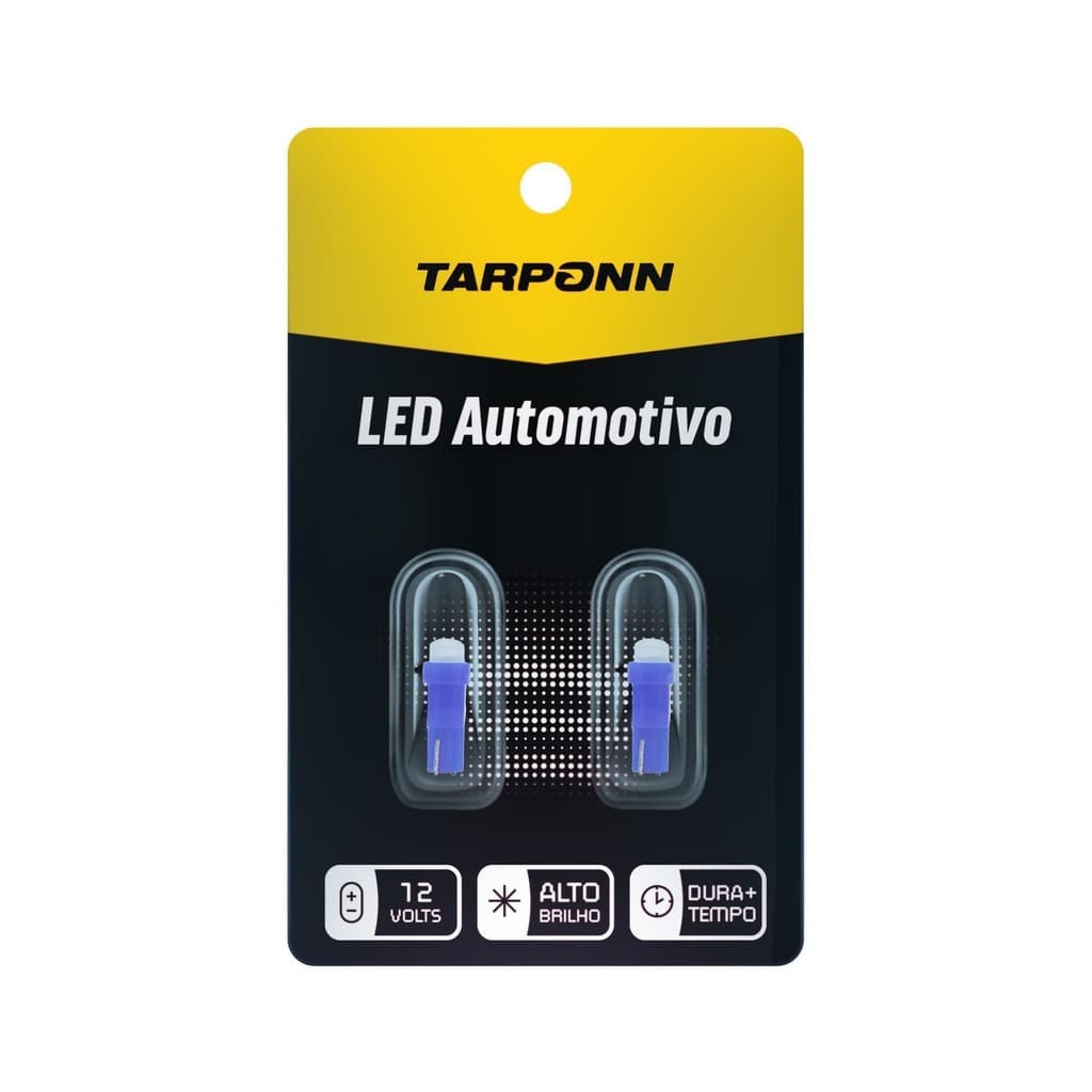 PAR LÂMPADA LED PINGUINHO T5-COB AZUL