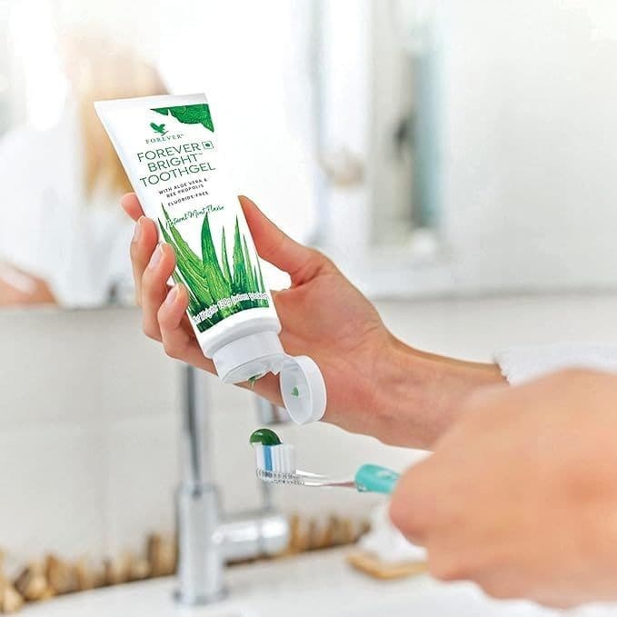 Forever Living Forever Bright Toothgel 130g Creme dental Pasta de dente Aloe vera sem Flúor