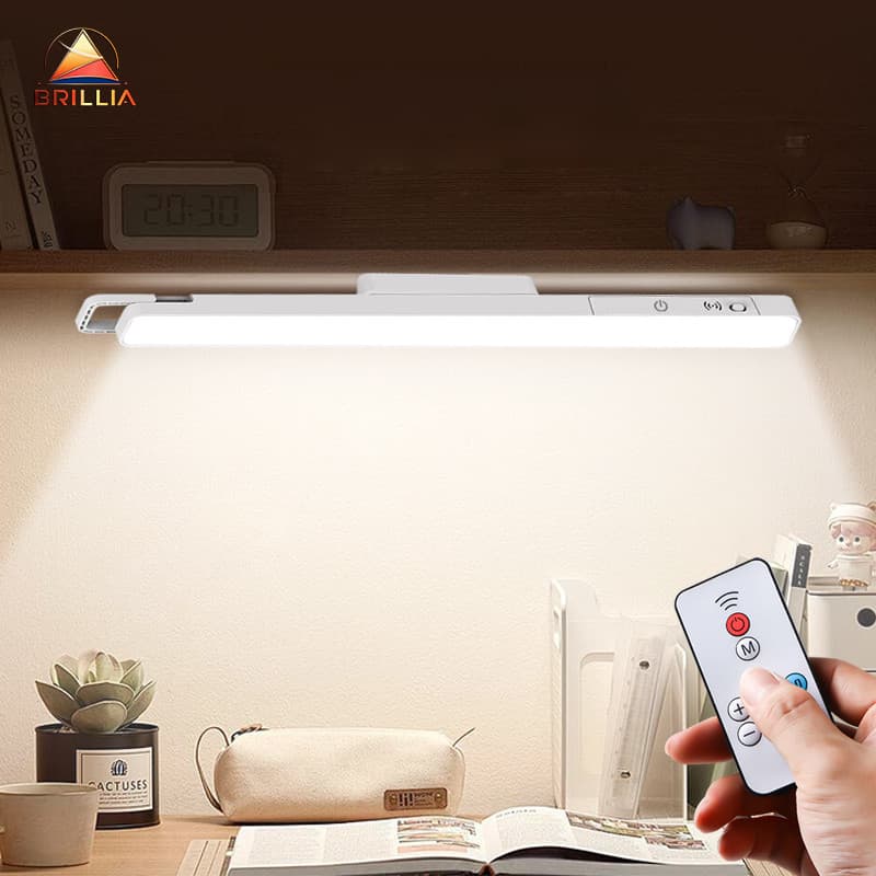 Luminária de Controle Remoto e Base Magnética  Toque Recarregável com 3 Temperaturas de Cor prático