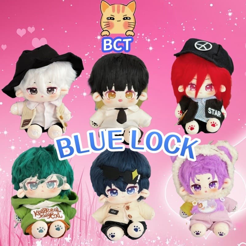 BCT ✨ Em Estoque BLUE LOCK Brinquedos De Pelúcia Isagi Yoich Plushies Futebol Anime Personagem Boneca De Enchimento Maci
