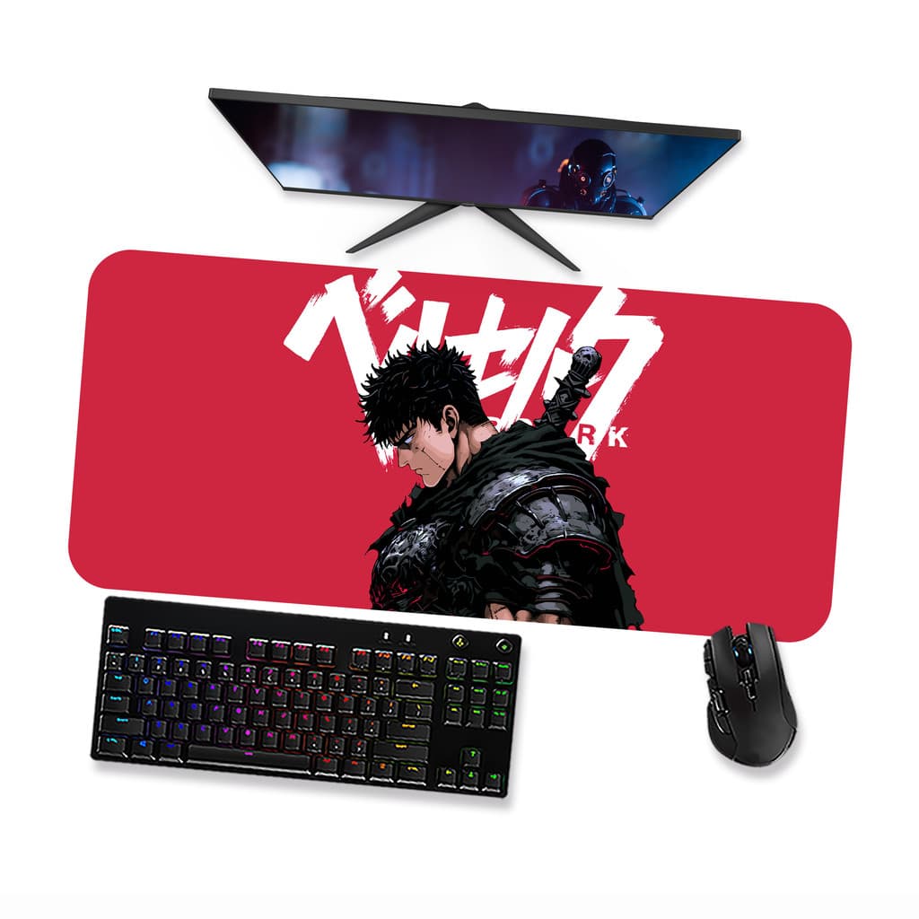 Mousepad BERSERK GUTS 3 Speed Costurado Mouse pad Gamer 90x40 70x30 80x40 60x40 45x40