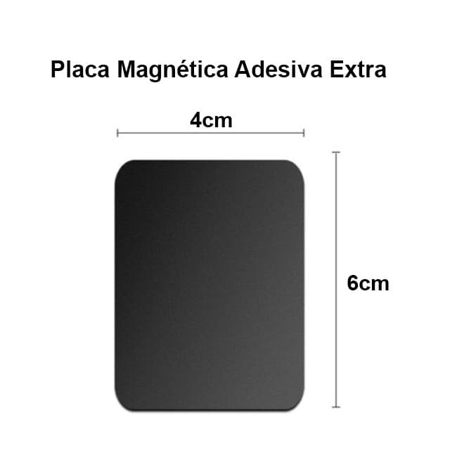 Placa Metal P/ Suporte Magnético Imã Celular