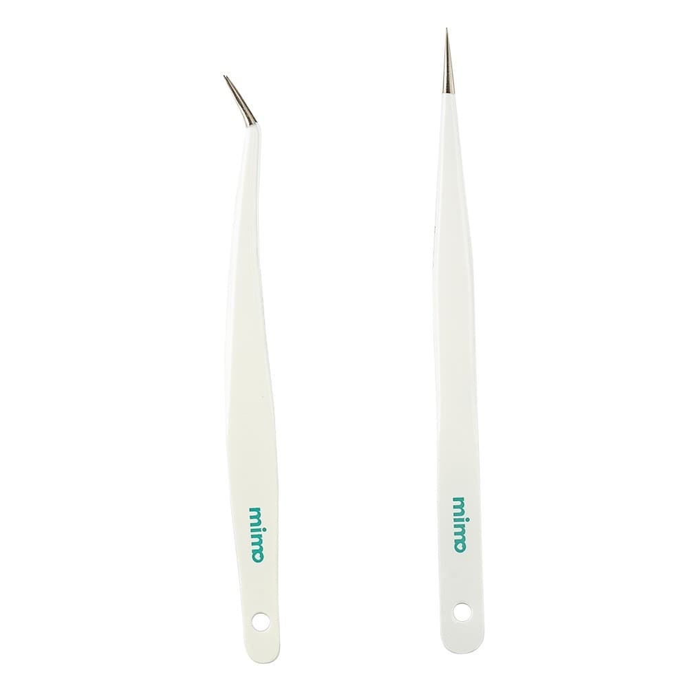 Kit com 2 Pinças de Precisão Mimo para Artesanato Scrapbook - 05855
