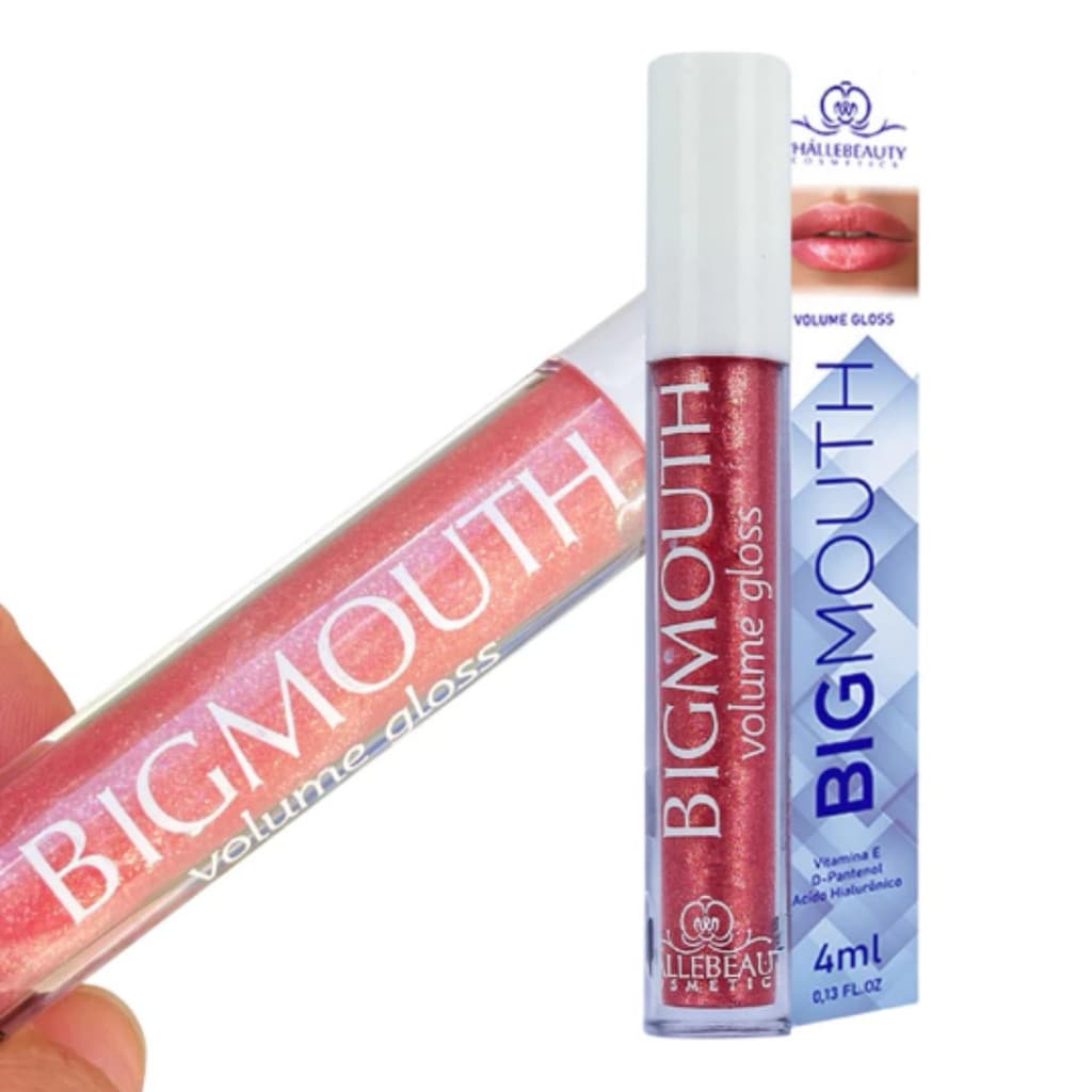 Gloss Lip Volume Aumenta Lábios Big Mouth Phállebeauty - Rose
