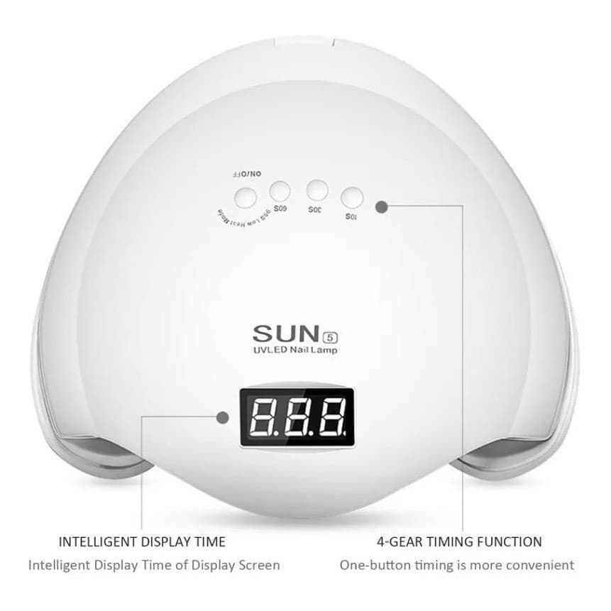 Cabine Estufa De Unha 2in-12LED Digital 36w Bivolt 24 leds Uv Para Unhas Gel Acrígel