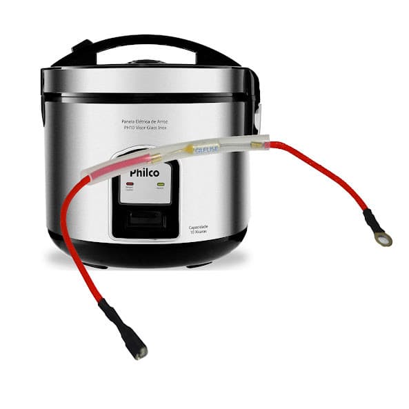 FUSÍVEL TÉRMICO PHILCO AIR FRY E PANELA DE ARROZ  184C 15A 250V MODELOS: FRITADEIRA MEGA FRY INOX | PH10 VISOR GLASS