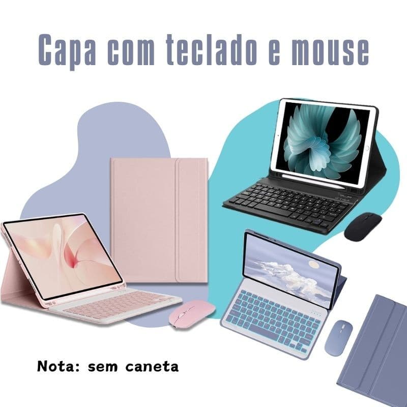 Capa + Teclado Bluetooth + Mouse Para Samsung Galaxy Tab A9 plus 11polegadas X210/X216/X218