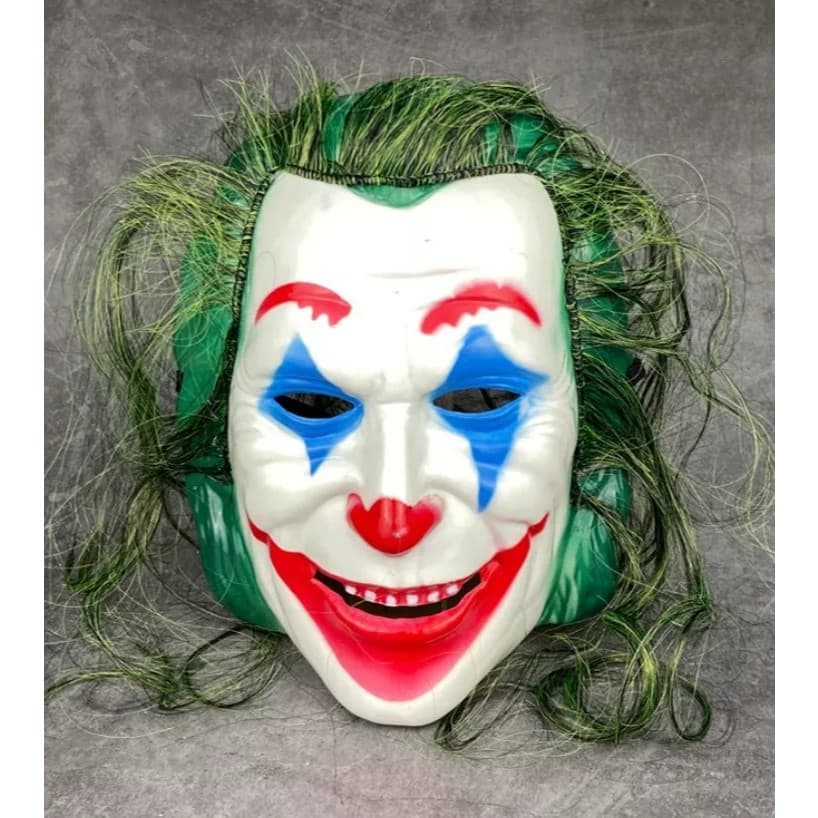 Máscara Coringa Palhaço Halloween Festa Fantasia Cosplay Carnaval