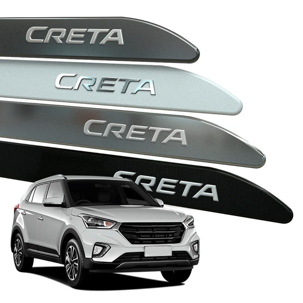 Friso Lateral Creta 2017 a 2025 Facao Grafia em Alto Relevo Cromado