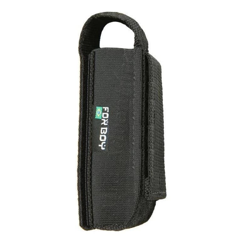 Bainha Porta Canivete Preto - Tamanho Médio - Fox Boy Fb835
