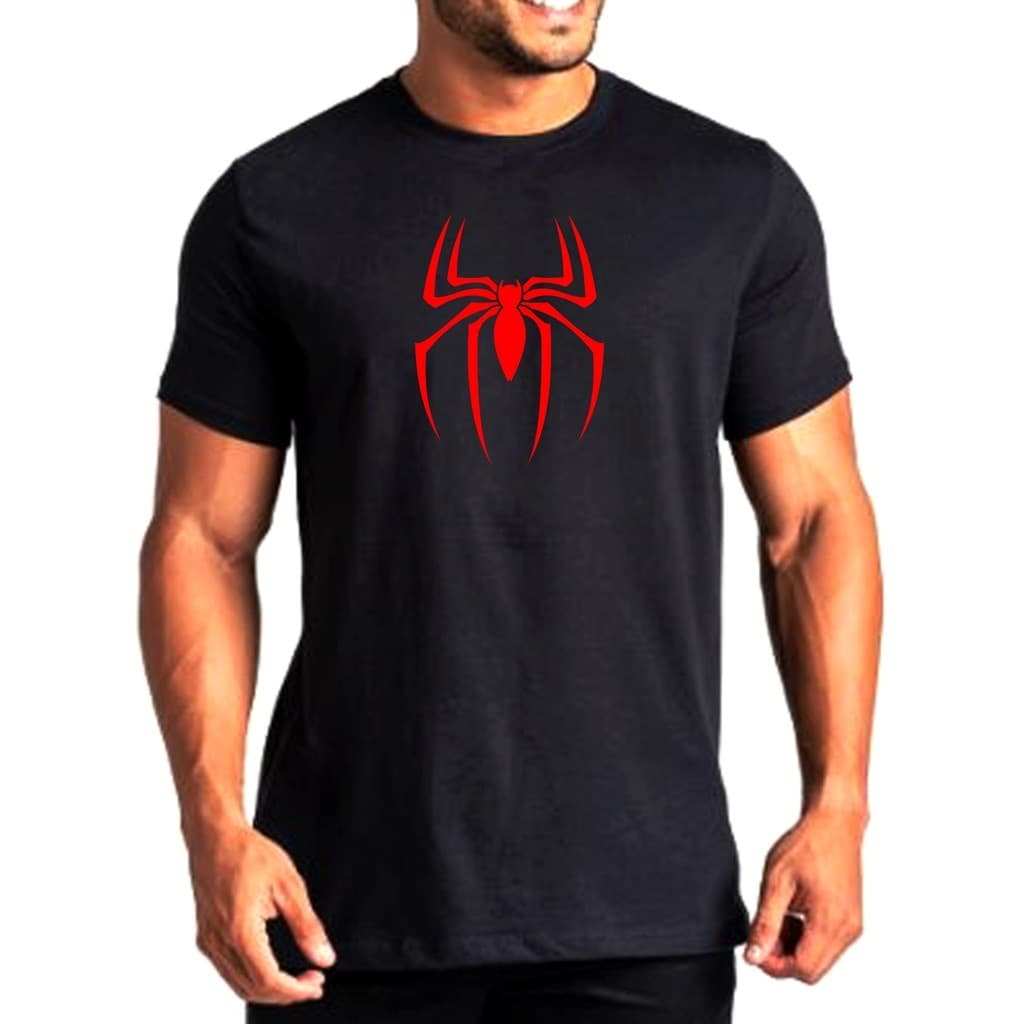 Camiseta Homem Aranha, Vermelho , Spider Man, Marvel, Geek, Nerd, Spiderman , 100% Algodão