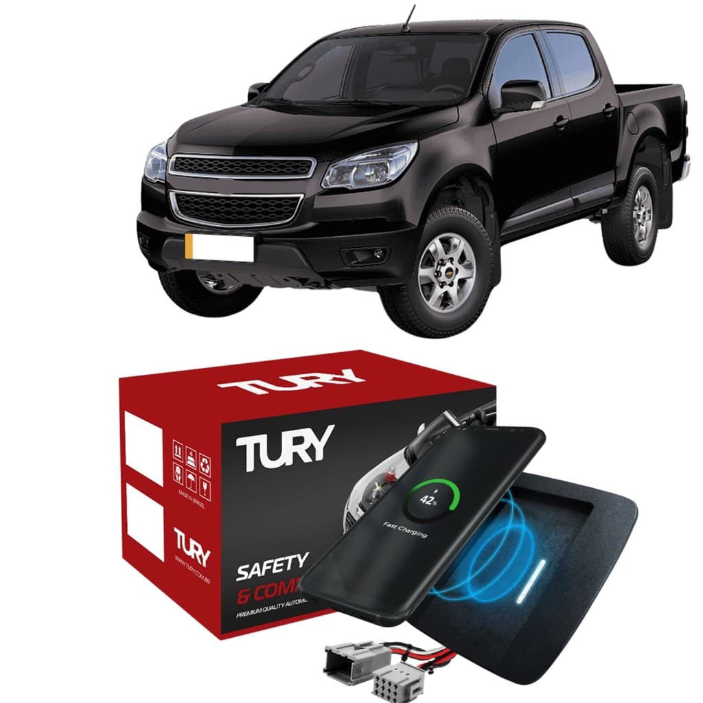 Módulo Eletrônico Carregador Indutivo Tury ICHARGER 1.0 AI p/ S10, Corolla, Toro, Trailblazer, IX35