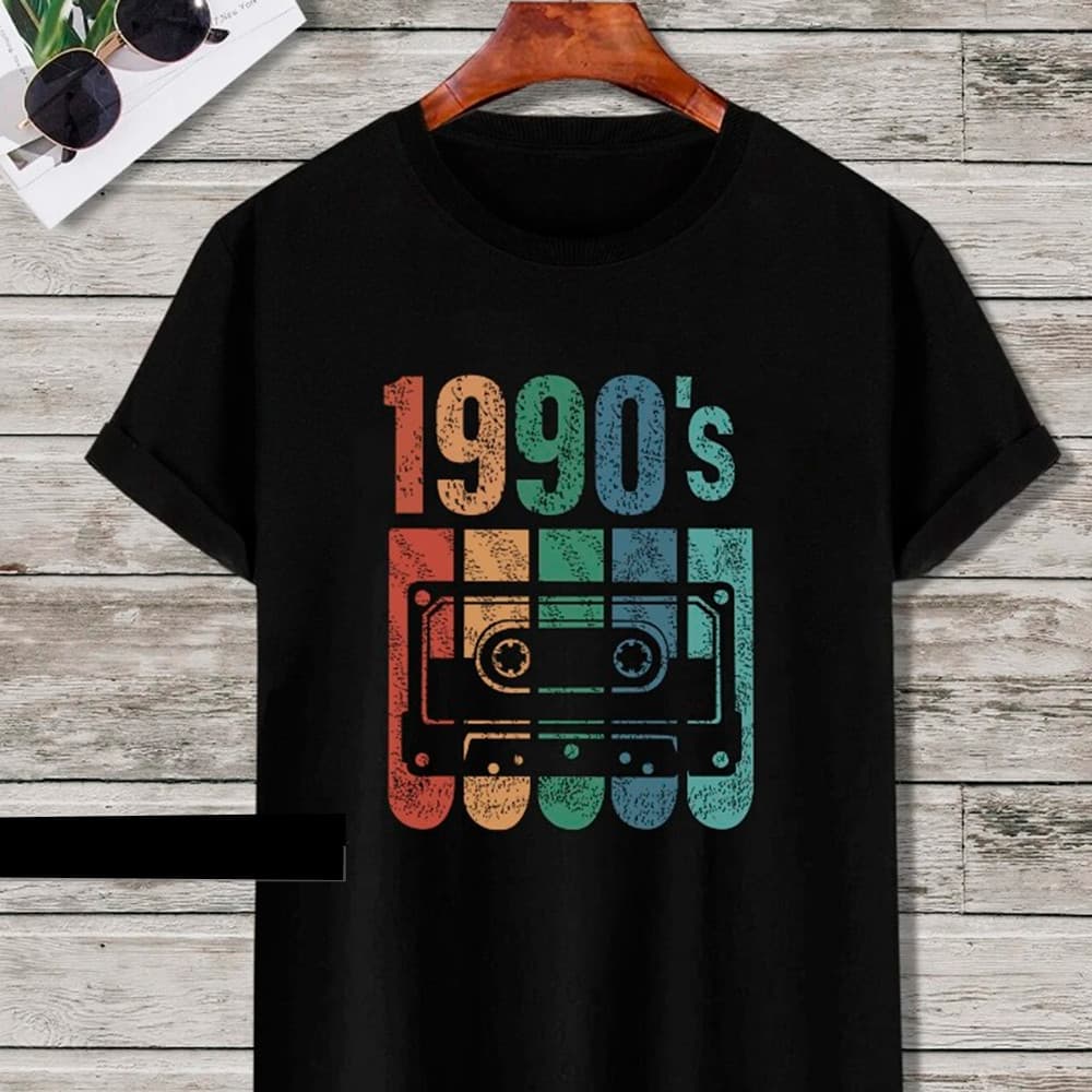 Camisa T-shirt Unissex 1990 Vintage Camiseta 100% Algodão