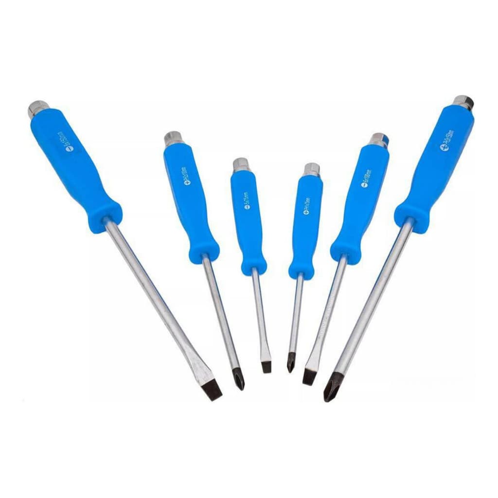 Jogo 6 Chave Fenda Philips Imã Magnético Profissional