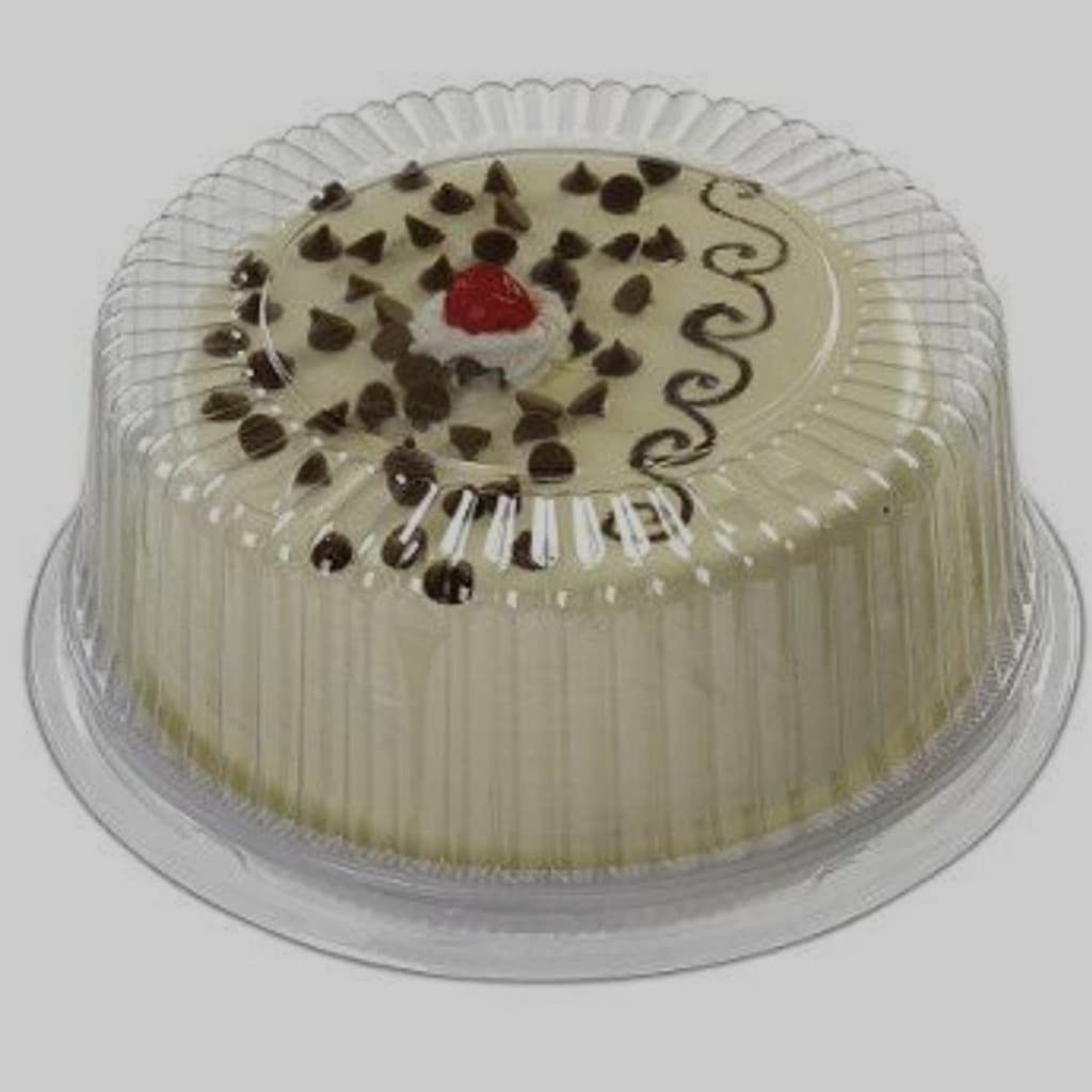 EMBALAGEM REDONDA ALTA PARA BOLO / TORTA REF. BP 35 BRANCA - BIPACK 100 UNIDADES