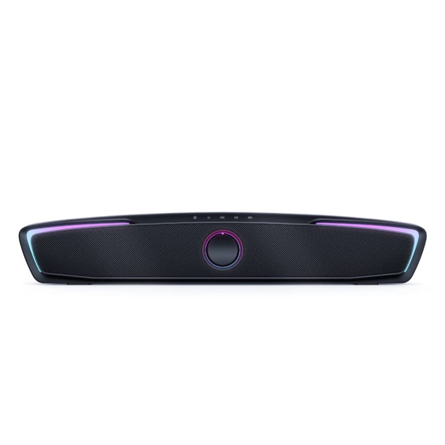 Caixa de Som Multimídia KP-RO838 7W RMS, LED, USB/P2 para PC Notebook