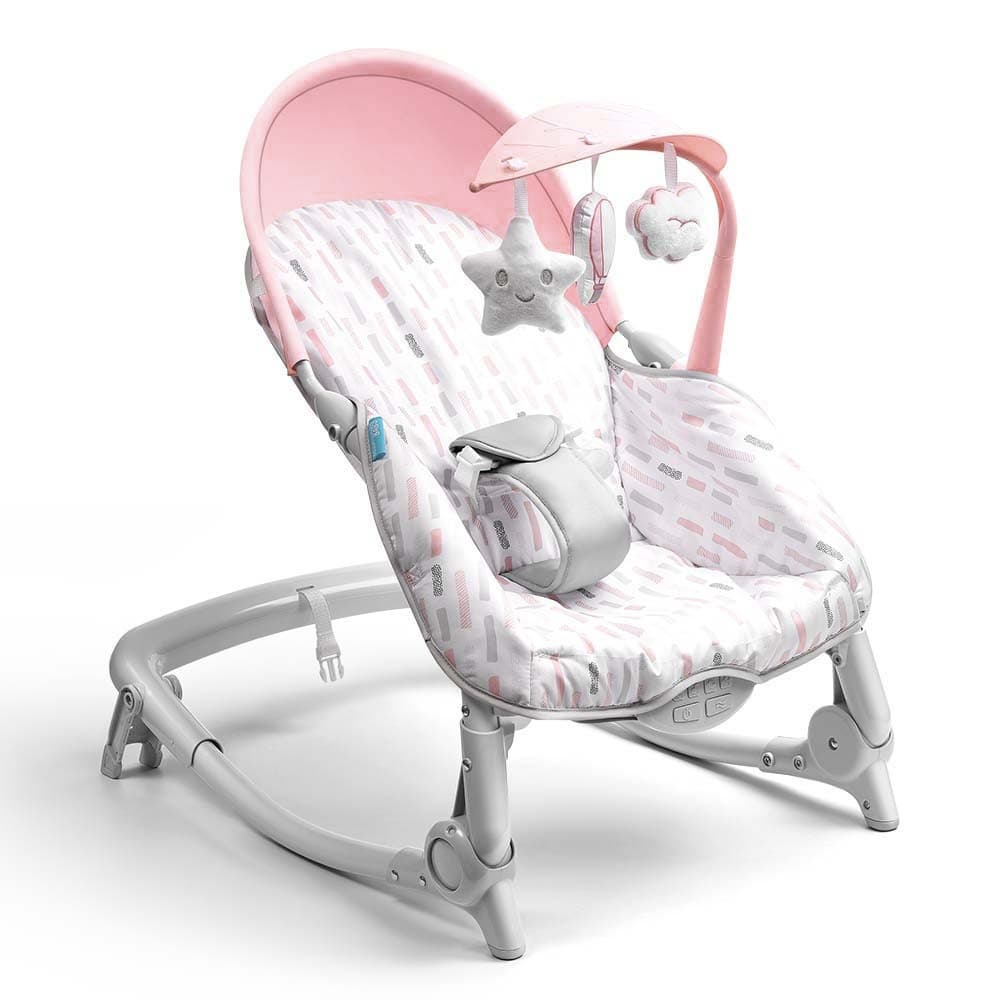 Cadeirinha de balanço para bebê Multikids Spice dobrável Rosa - BB293OUT [Reembalado]