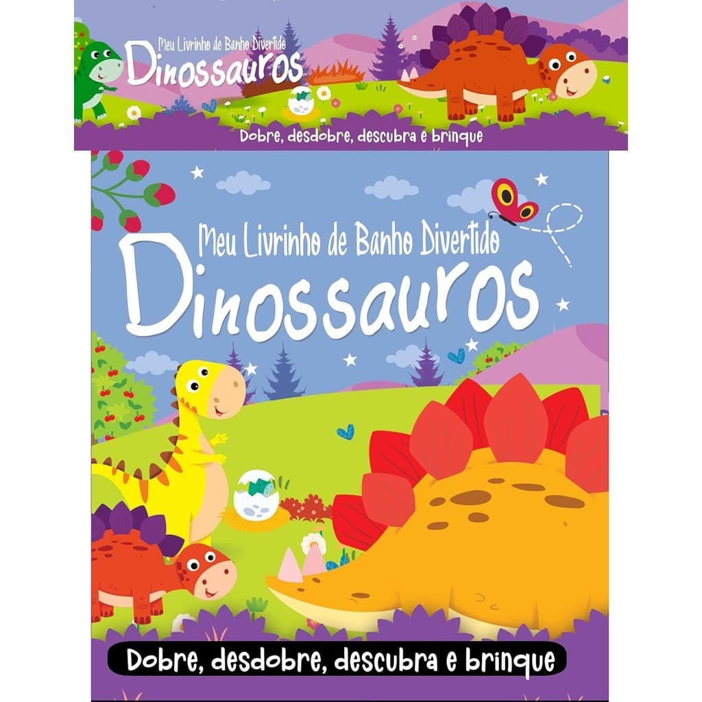 Livro Meu Livrinho De Banho Divertido - Dinossauros