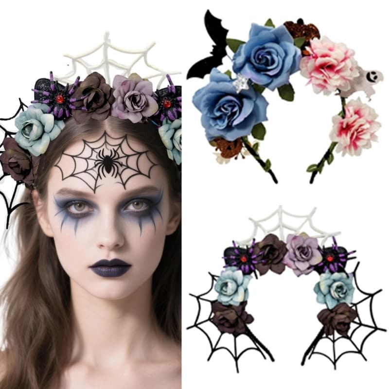 GODD Halloween Elástico Headbands Aranhas Design Traje Festa Decorações De Cabelo De