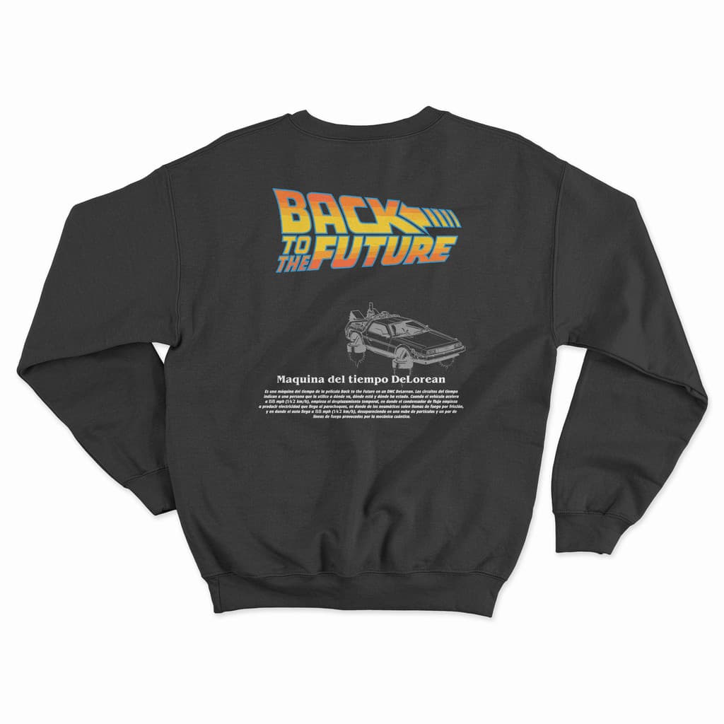 Moletom De Volta para o Futuro Filme Blusa de Frio Unissex 100% Algodão