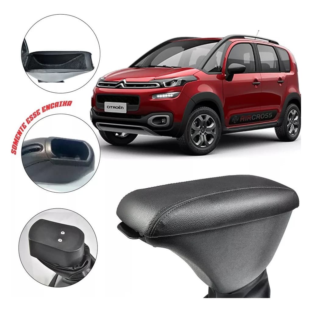 Apoio Descanso Encosto Braço Citroen Aircross Glx 2014 2015