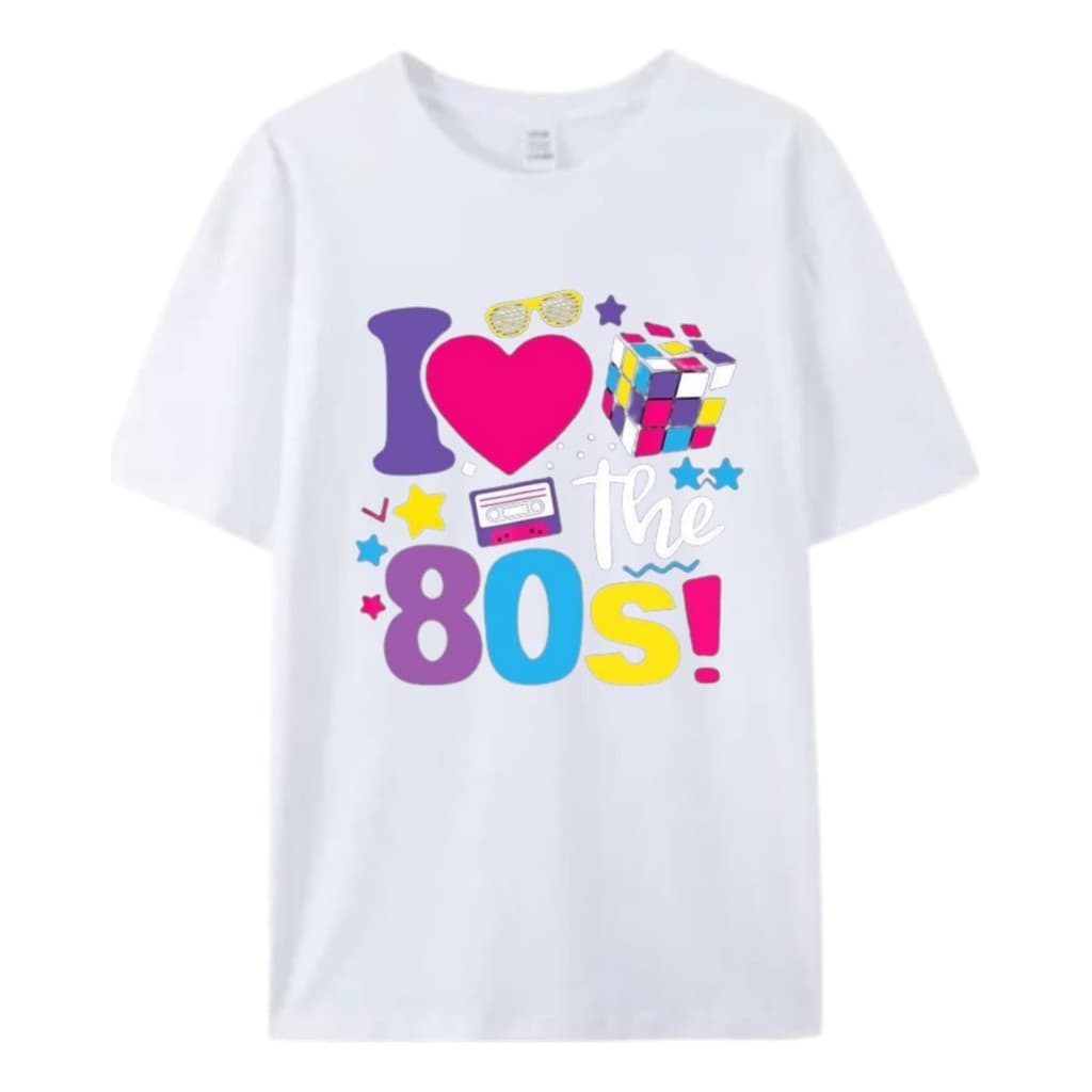 Camiseta Unissex Inf-adul E Plus Anos 80s E 90s Vintage Md03